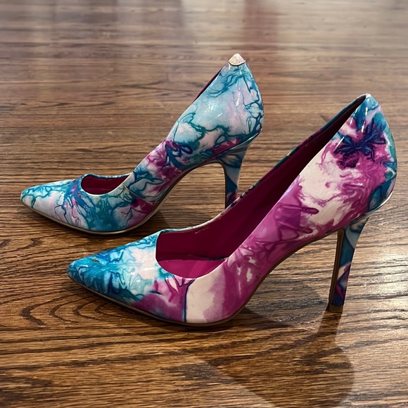 French connection colorful heels Sz 36 / 6B - Picture 2 of 5